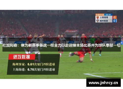 杜加利奇：像为新赛季备战一样全力以赴迎接本场比赛并为球队奉献一切